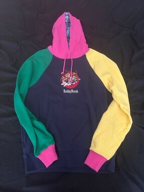TEDDY FRESH X LOONEY TUNES COLOR BLOCK HOODIE